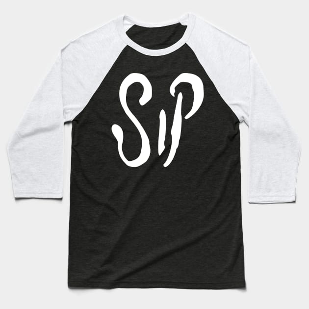 sip Baseball T-Shirt by Oluwa290